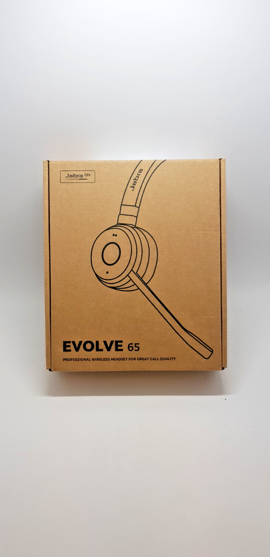 Jabra Evolve 65 TE Bluetooth Headset Mikrofon Office PC B-Ware Neuwertig