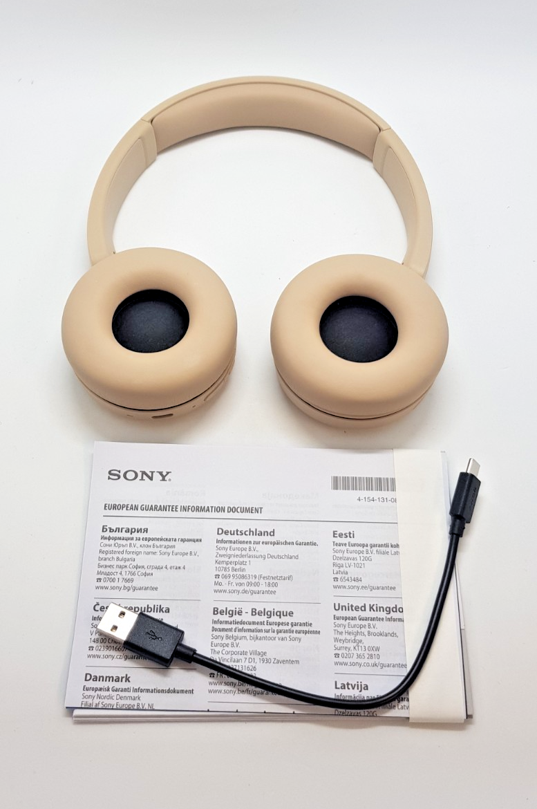 Sony WH-CH520 Bluetooth Wireless On-Ear Kopfhörer mit Mikrofon B-Ware Neuwertig!