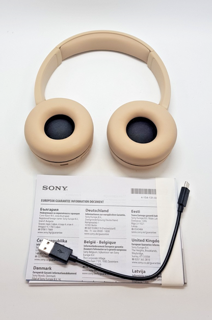 Sony WH-CH520 Bluetooth Wireless On-Ear Kopfhörer mit Mikrofon B-Ware Neuwertig!
