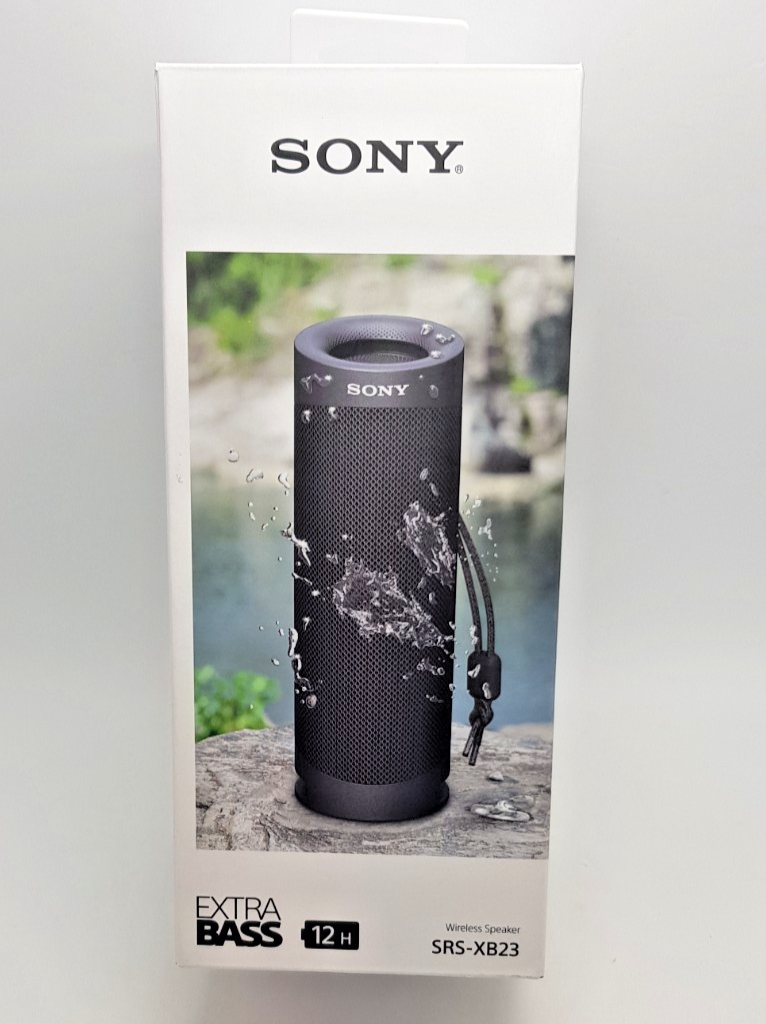 Sony Extra Bass SRS-XB23 Wireless Speaker, schwarz
