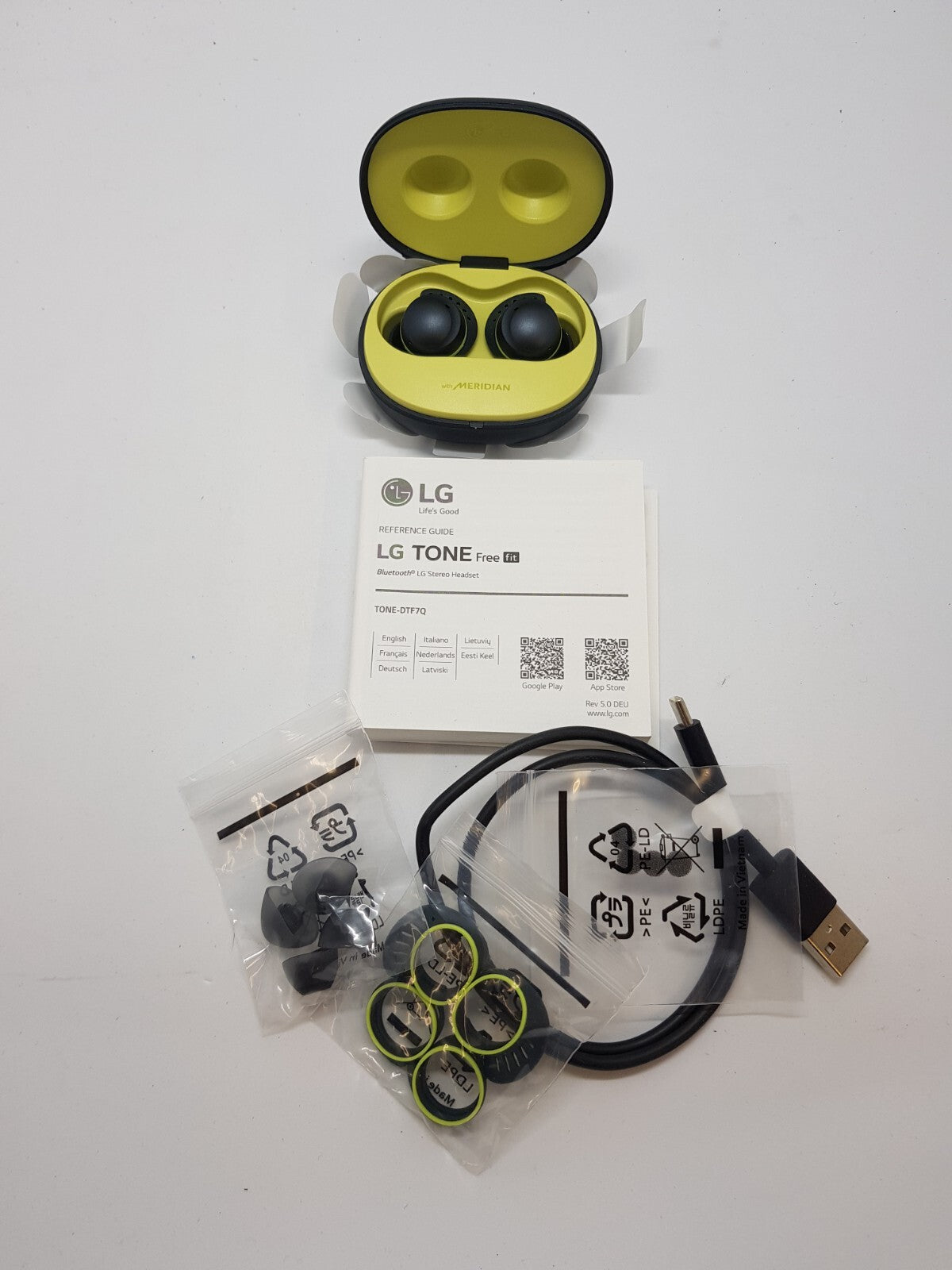 LG TONE Free Fit DTF7Q Bluetooth In-Ear Kopfhörer Mikrofon Sport B-Ware Neuwerti