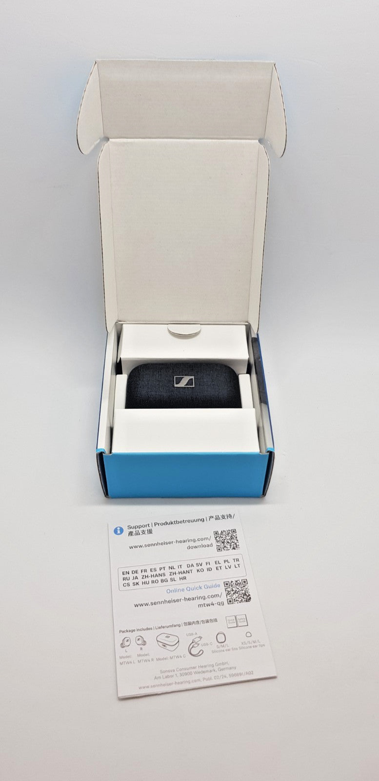 Sennheiser Momentum 4 True Wireless SCHWARZ, Neuwertig