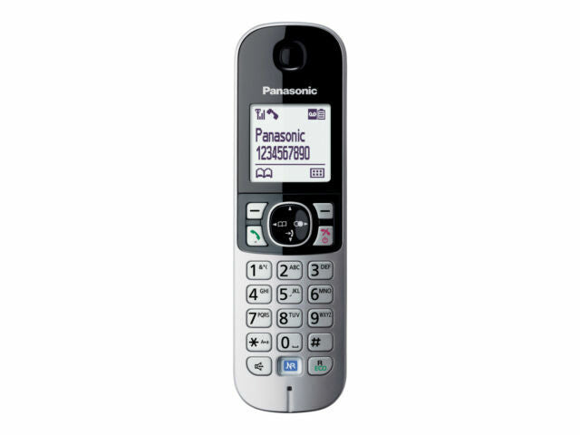 Panasonic DECT Telefon KX-TG6821GS Perlsilber Schnurlos Anrufbeantworter